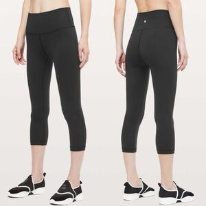 Lululemon Wunder Under Crop (Hi-Rise) *Full-On Luxtreme 21"